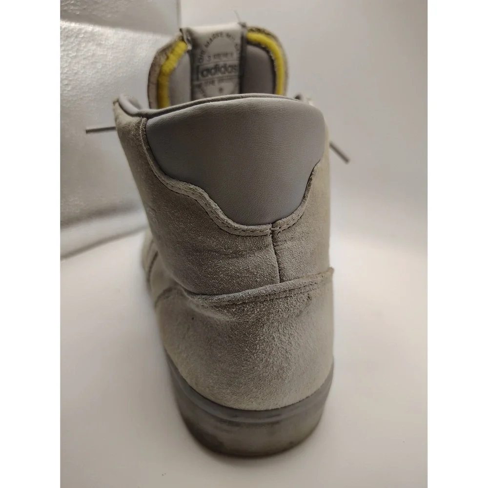Adidas Basket Profi Mens‎ Grey Suede High Top Sneakers FW4976 Size 10